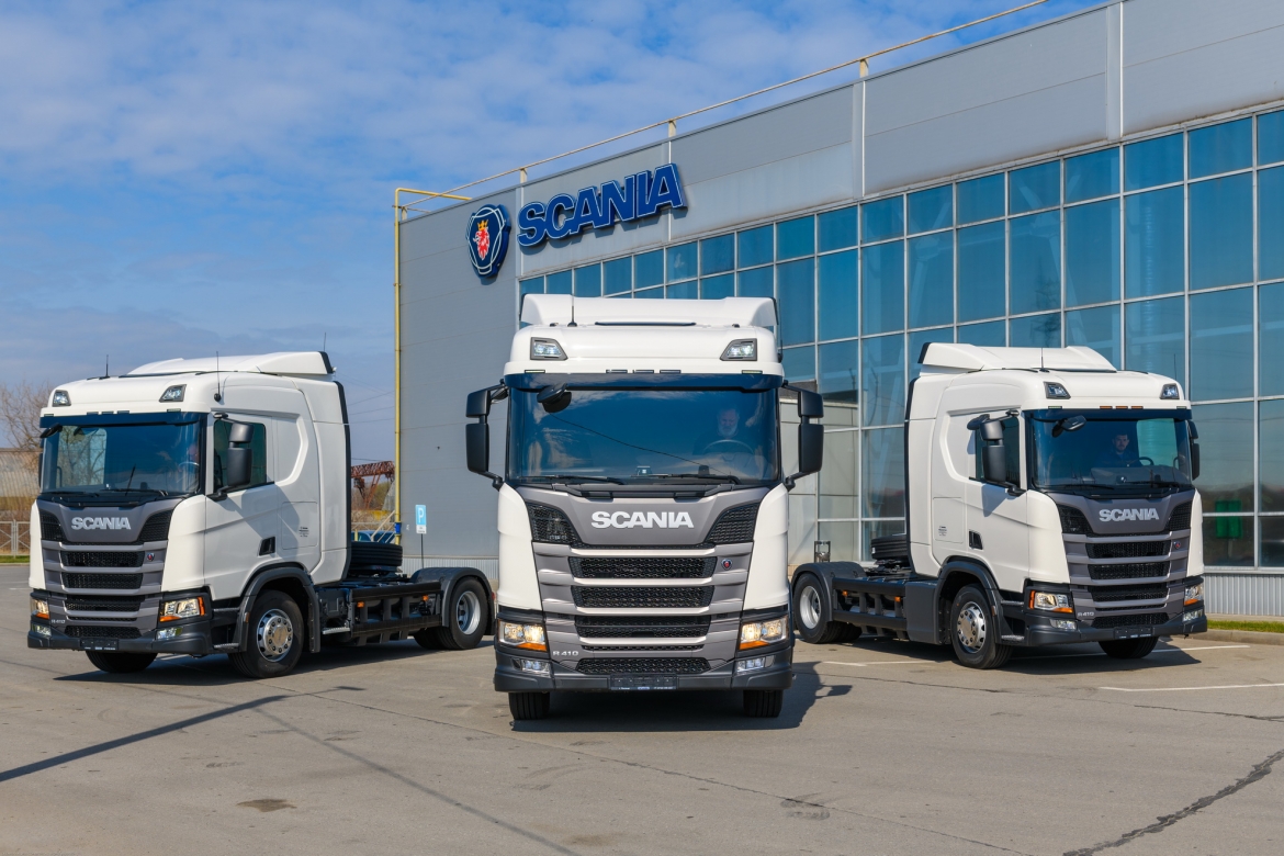 В Липецке появилась первая газомоторная техника Scania